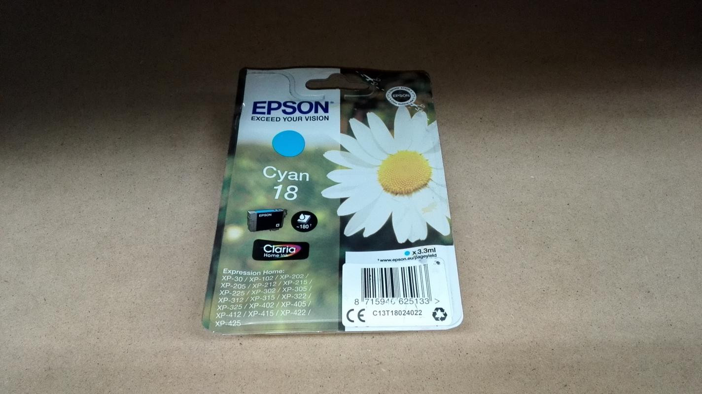 Epson Daisy Claria Home inktpatroon, cyaan, 3,3 ml, 1 stuk