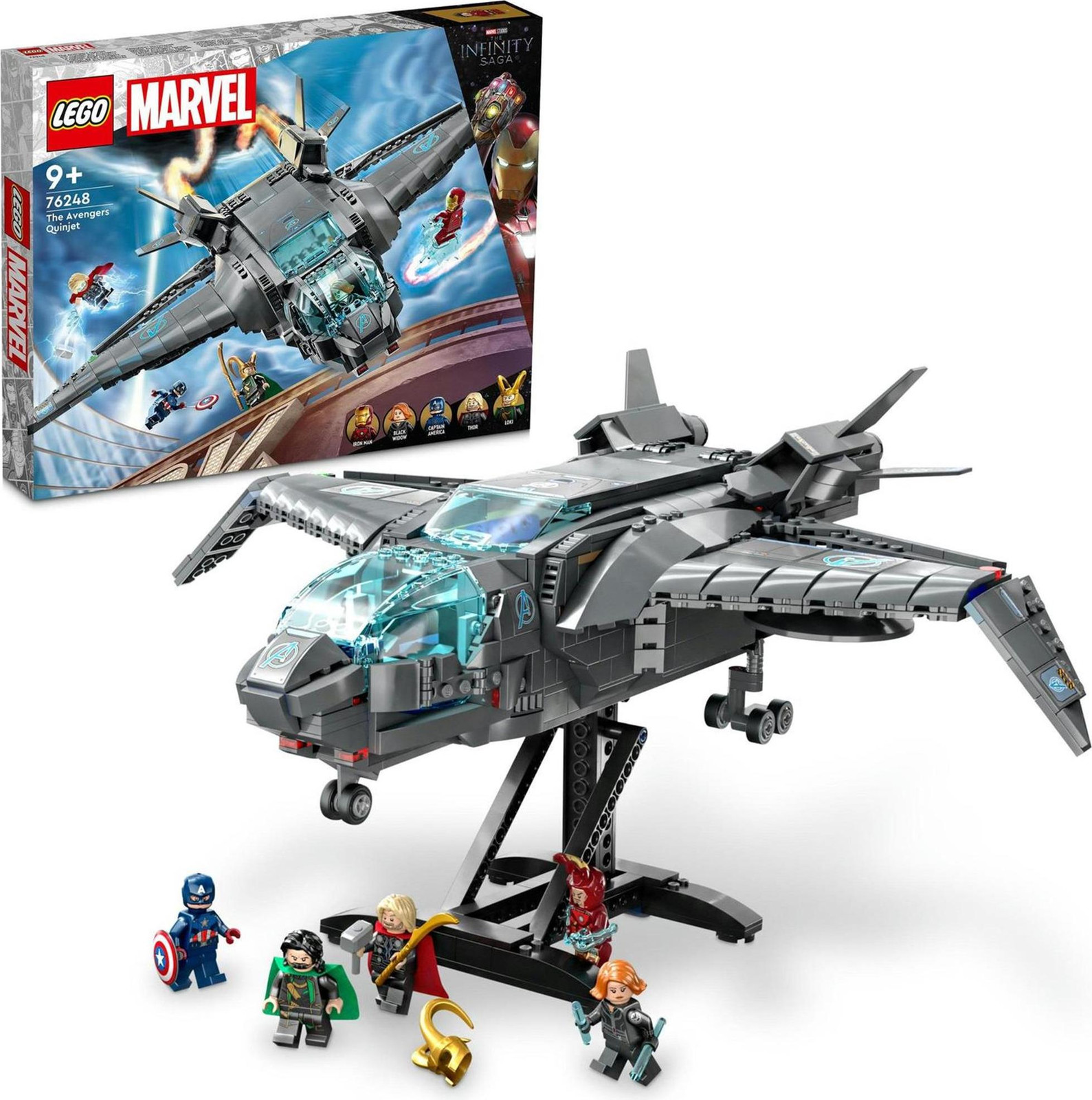 LEGO Marvel 76248 Quinjet van de Avengers Bausatz