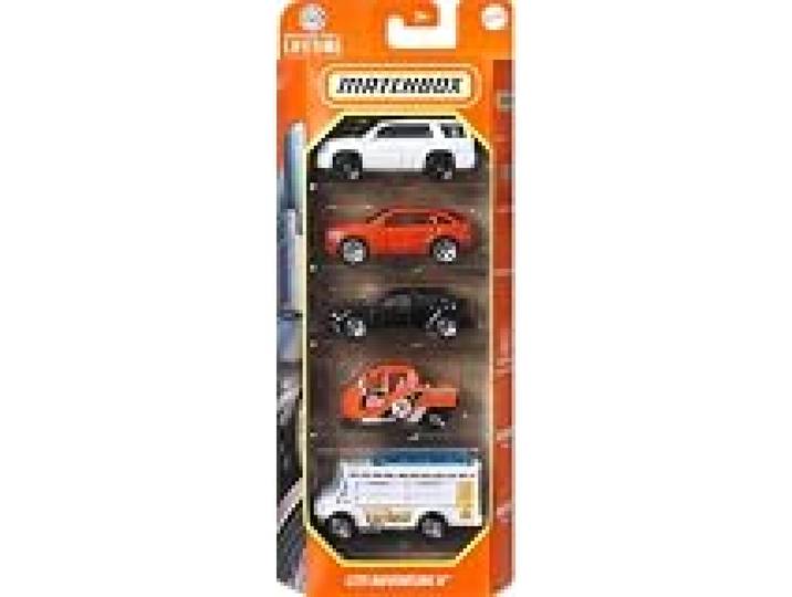 Matchbox Lot de 5 City Series City Adventure II
