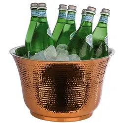 APS Flaschenkühler »STAINLESS COPPER« 8 l silber