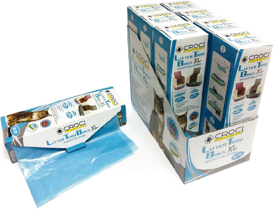 CROCI Sacchetti per Lettiera XL 10 PZ