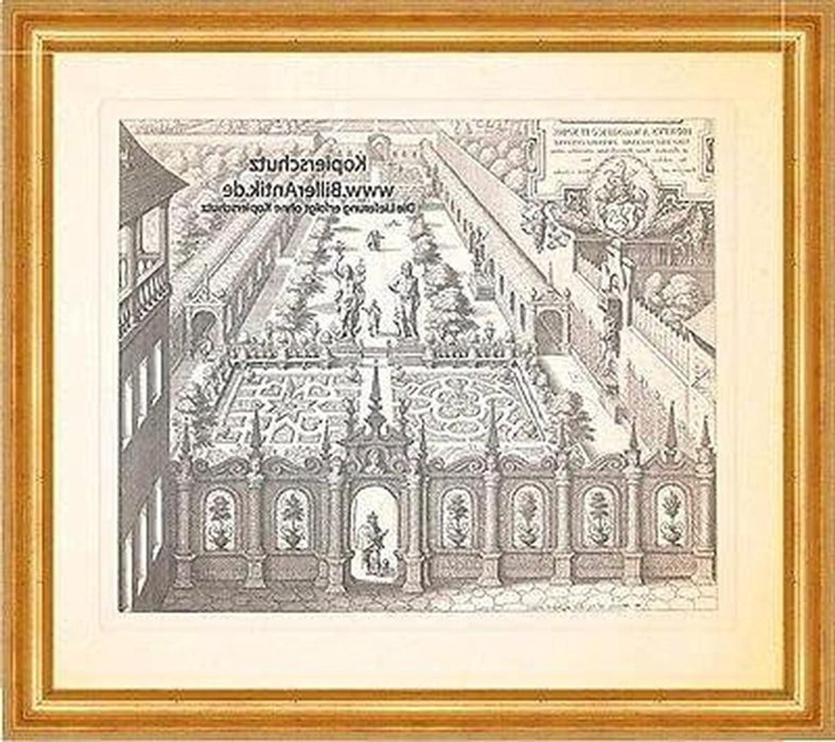 Ingelijste kunstprint wanddecoratie hout 39 x 34 cm