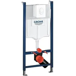 Grohe, Spülkasten, Rapid SL 1,13 m Objekt - Einbauspülkasten mit weisser Druckplatte 38719001