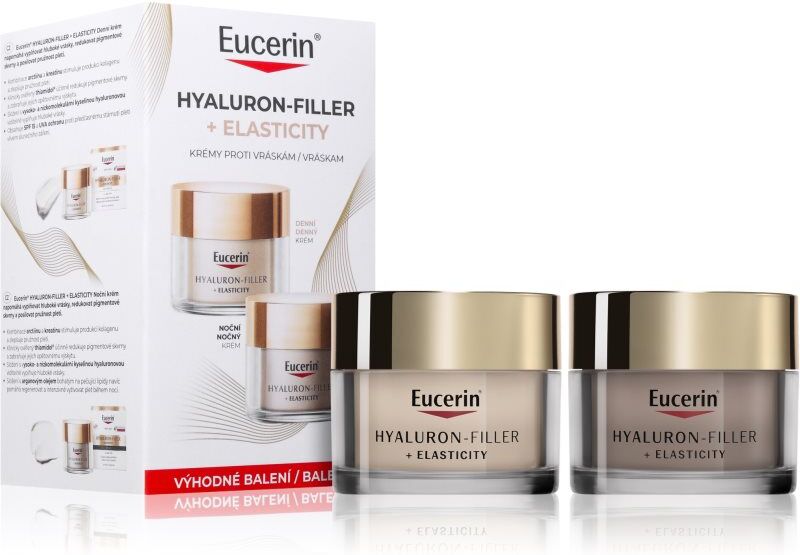 Eucerin Hyaluron-Filler + Elasticity economy pack for mature skin