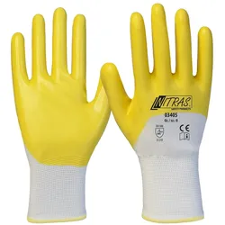 MCD Medical Care Dental GmbH Arbeitshandschuhe | 12 Paar Nitras Nitrilhandschuhe | beschichtet | Gr. 10