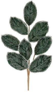 Melrose International Beaded Magnolia Leaf Spray (Set of 4)