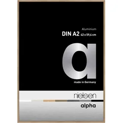 Nielsen Aluminium-Bilderrahmen Alpha  Normalglas / Floatglas / Eiche / 42,0 x 59...