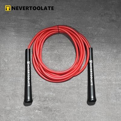 On Spot Shop PVC Skip Rope Middle Long Handle, Durable Jump Rope For Exercise, Gym, Speed, Endurance & Weight Loss alloy 6mm X 3.2m160g