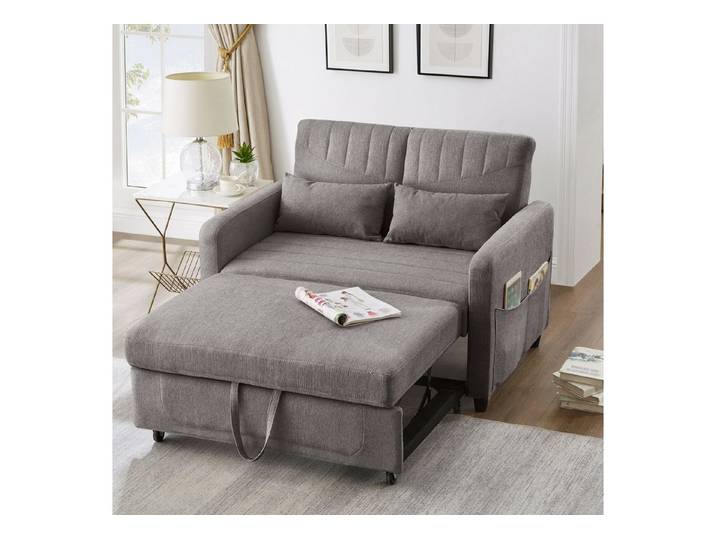 ANYSUN Schlafsofa 2-in-1 Sofa,Zweisitzer-Klappsofa,Klapp-Sofa-Bett,Sofa mit Bettfunktion, Sofa und Bett in einem, 3-fach verstellbare Rückenlehne, Schlafcouch, Sofa für kleine Wohnung,Kompaktes Sofa, Sofa für Studentenwohnheim