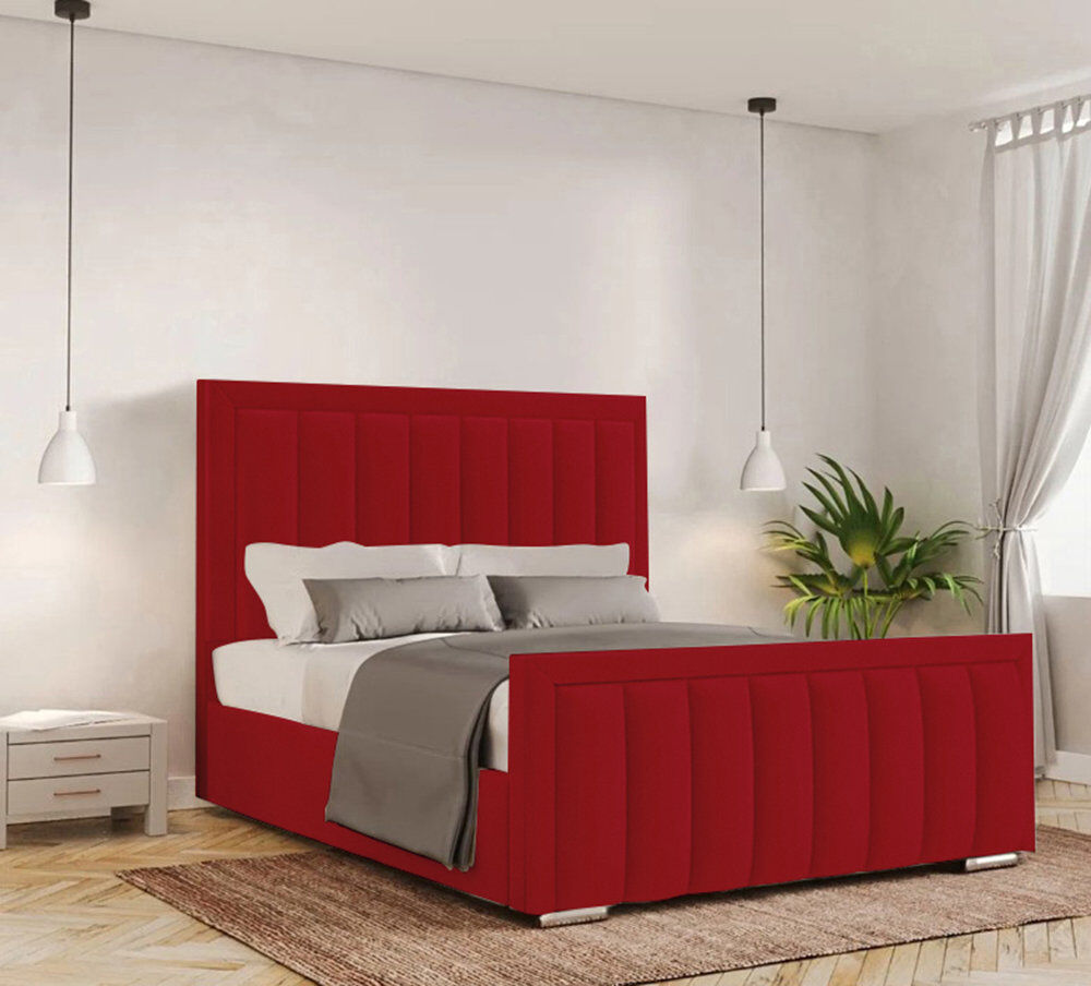 Fairmont Park Yatton Upholstered Bed Red Single (3')