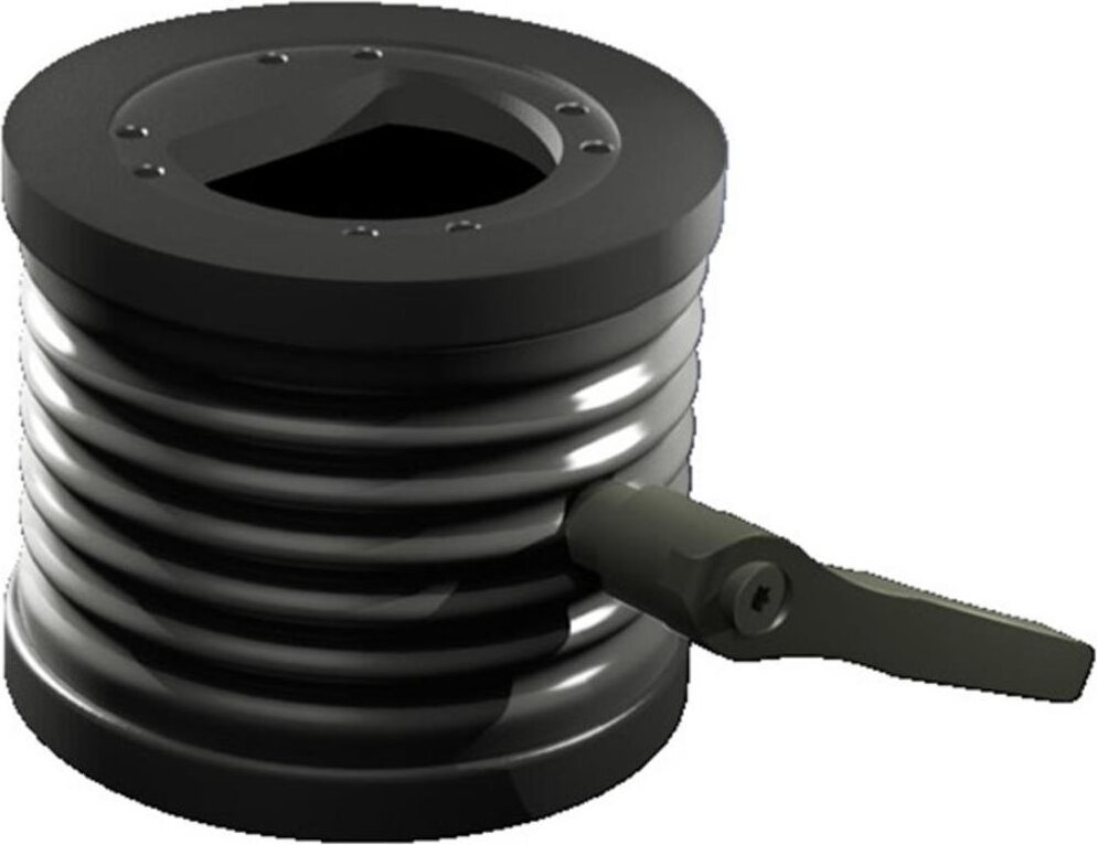 Rittal CP 6206.420, Aluminium-Guss, Kunststoff, Schwarz