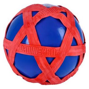 Panini Ball Blau Mit Rot Mit Gummiband (32884414)