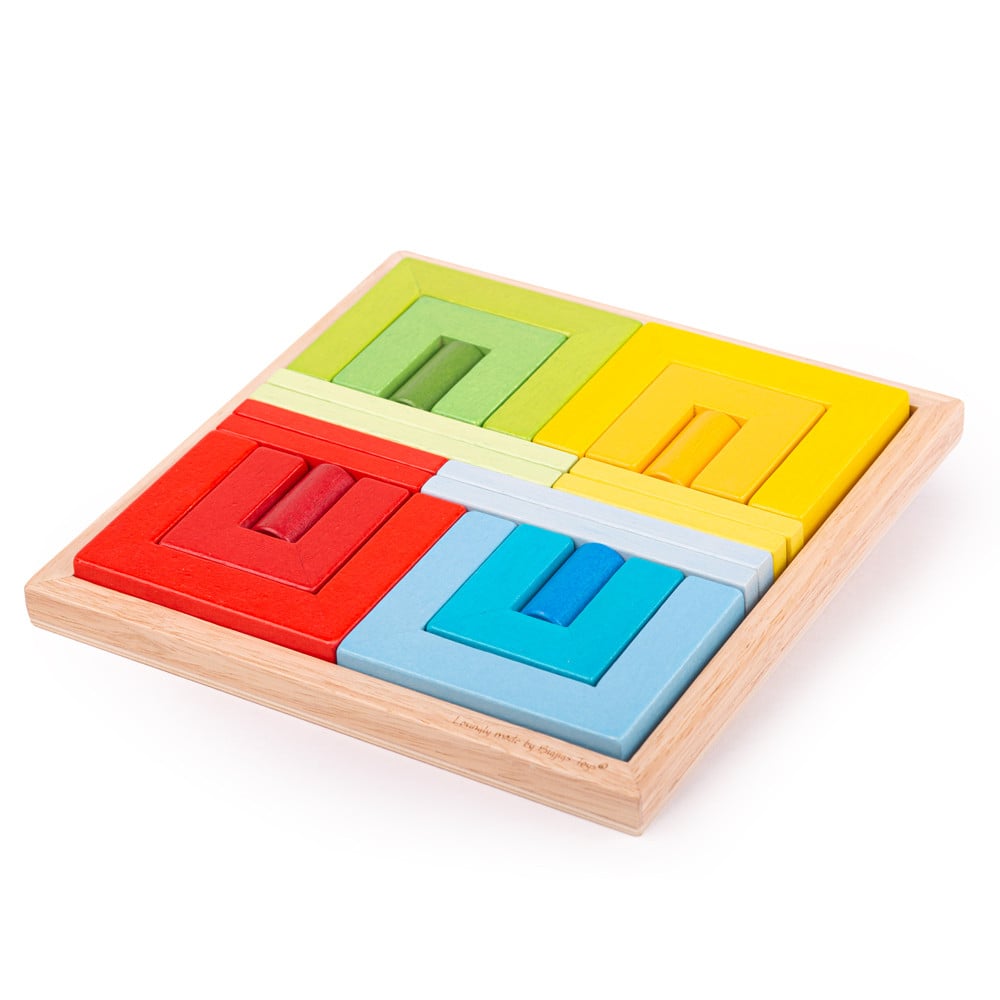 Bigjigs Toys Houten opvouwbare vormen