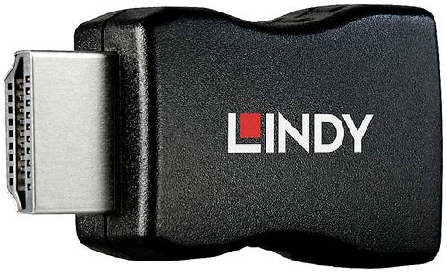 LINDY 32104 HDMI EDID Emulator [1x HDMI-Stecker - 1x HDMI-Buchse] Schwarz 4K UHD