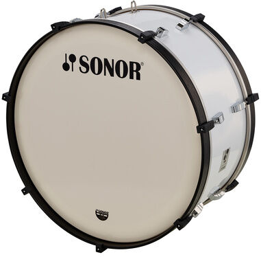 Sonor MC2612 CW Marching Bass Drum Blanc