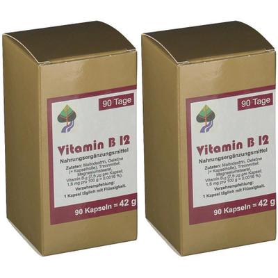 Vitamin B12 90 Tage Kapseln 2x 2x90 St