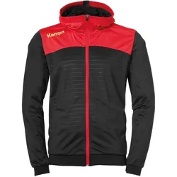 Kempa Emotion 2.0 Kapuzenjacke schwarz/rot/gelb 128