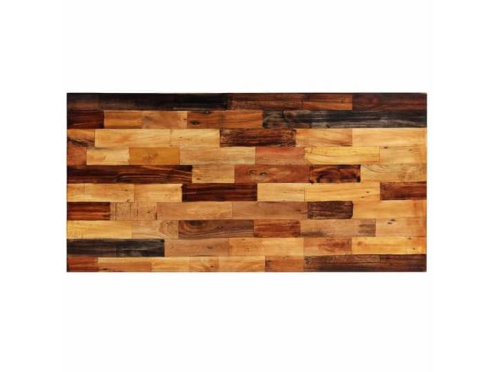 KDACVBMG Bartisch, massiv, 120 x 60 x 106 cm Industriestil, Stahlbeine, Massivholzplatte, Kiefer, Teak, Buche, Eiche, Zeder, Mango, Akazie, Küche, Badezimmer