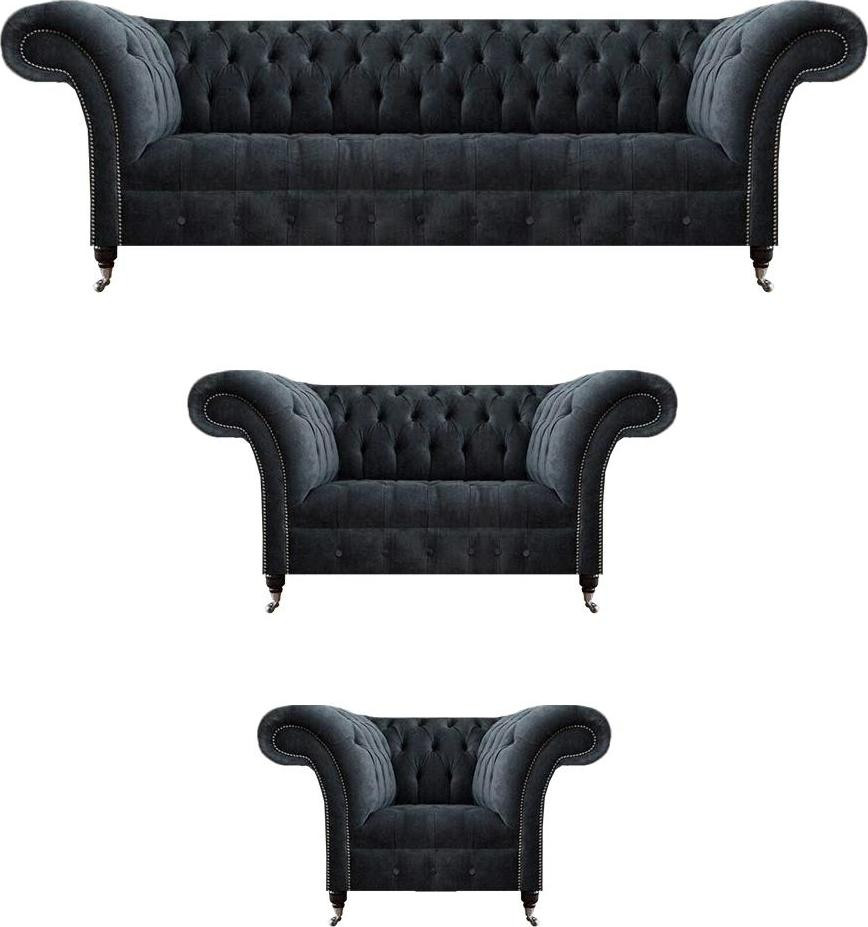 Polstermöbel Design Sofas Komplett 3-delige moderne woonkamer zitset