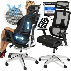 VALKENSTOL M7 - High-End Business Bürostuhl mit adaptiver Lordosenstütze