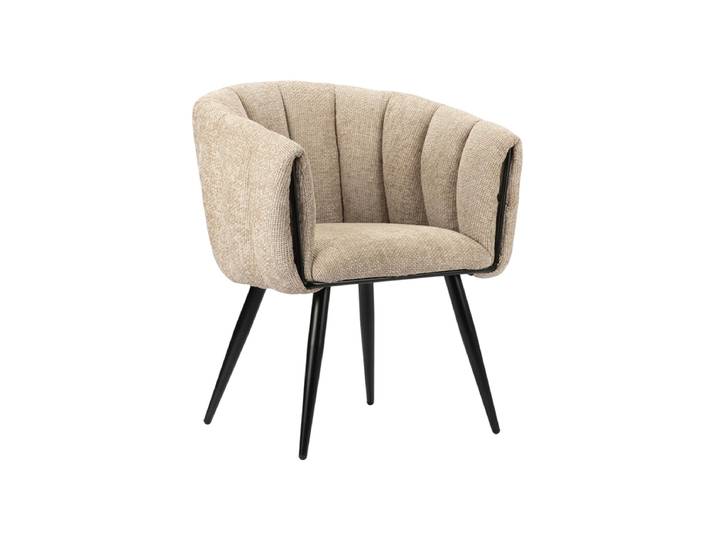 Design Stuhl „Breeze“ mit Armlehnen Latte Global Interiors