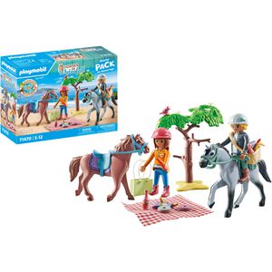 playmobil Spielset HORSES OF WATERFALL 71470, ab 4 Jahre, Reitausflug an den Strand mit Amelia und Ben, 43 Teile