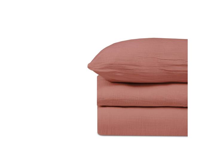 Parure de lit terracotta 140x190