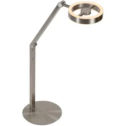 Steinhauer Tischleuchte 2-fl. "Ringlux" 4139ST Stahl STE-4139ST