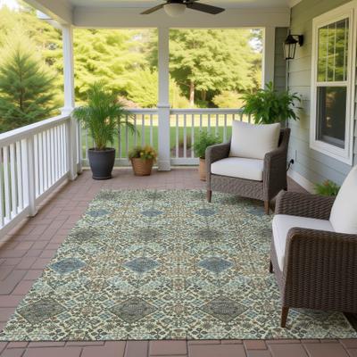 Addison Rugs Machine Washable Indoor/ Outdoor Global Flory Chantille Rug