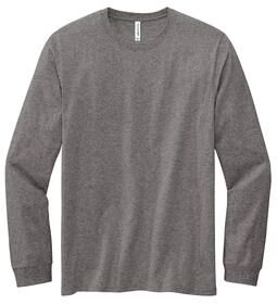 Volunteer Knitwear VL60LS Chore Long Sleeve Top in Dark Heather Grey size 4XL   Cotton