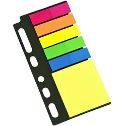 inFo Folderset: Pagemarker (4,4 x 1,2 cm) und Haftnotizen (5 x 4 cm) pink, 12.3x6.4 cm
