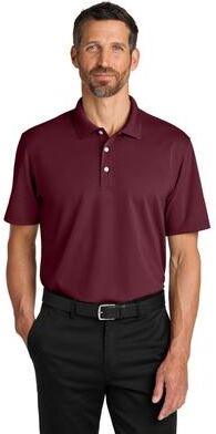 Port Authority K845 Dry Zone Stain-Release Grid Polo Shirt in ClubBurgundyundy size 5XL   Polyester