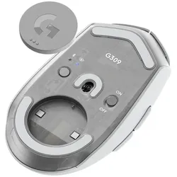 Logitech G309 Lightspeed (Kabellos), Maus, Weiss