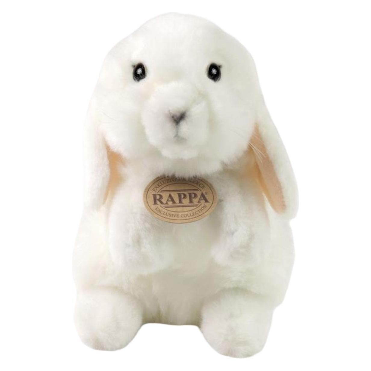 One for Fun Rappa Plüschhase weiss stehend 18 cm / UMWELTFREUNDLICH / ab 0 Monaten (18 cm) (210134)