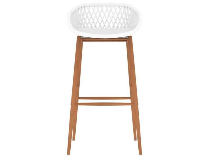 Elegant Tabourets de bar lot de 4 blanc - Chaise Bar Haute(1parcel)75490