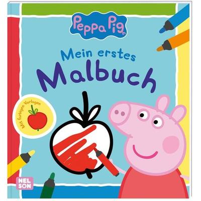 Peppa Wutz Ausmalbilder: Mein erstes Malbuch, Taschenbuch von , Nelson, 978-3-8451-2267-0