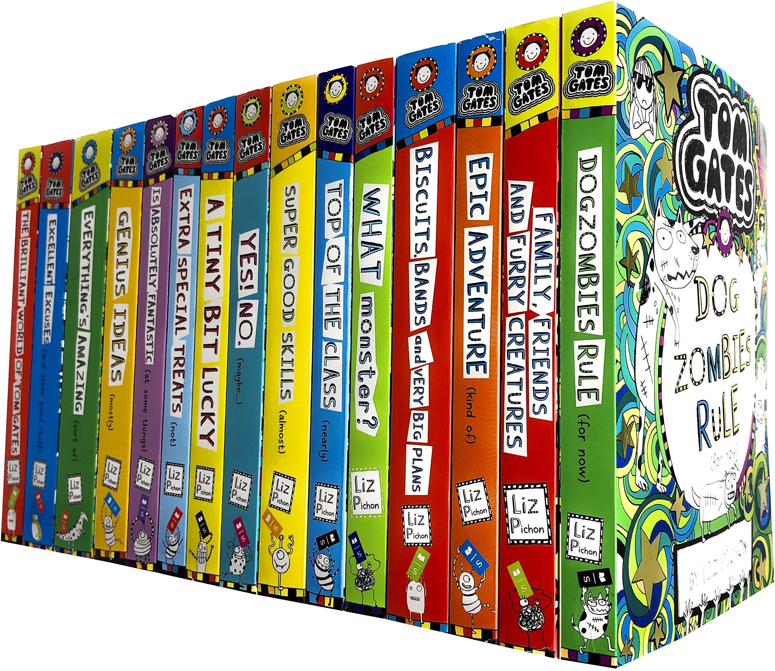 Tom Gates by Liz Pichon: Books 1-15 Collection Set - Age 7-14 - Paperback Scholastic