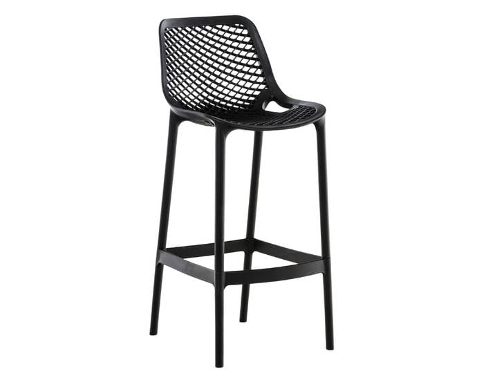 TPFLiving Barhocker Aero Polypropylen - Schwarz