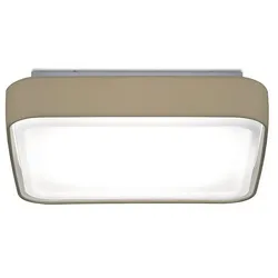 Brumberg Deckenleuchte KORI 38 x 38cm, Direkt / Indirekt, 4 x E14 max. 40W, Schirm Chintz schwarz / opal BRUM-58193000