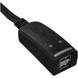 InLine KM-Umschalter, KVM Switch, Schwarz