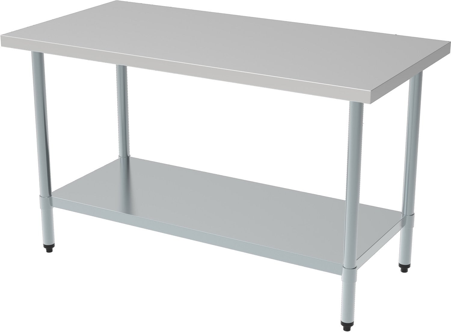 Combisteel Demontabele RVS Werktafel met Bodemschap - 140 cm