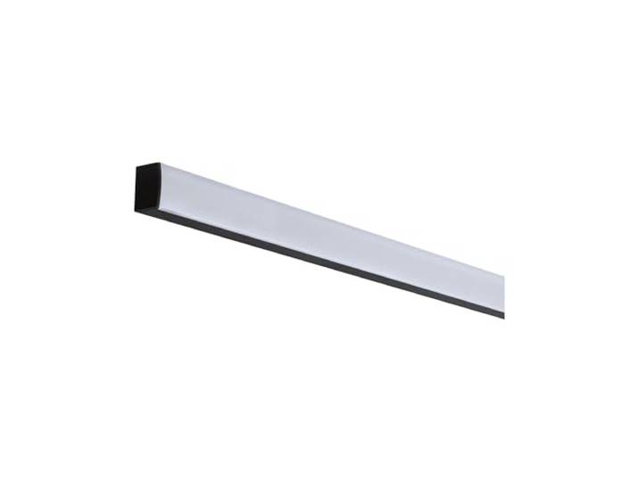 Paulmann 78904 Profil Square mit weißem Diffusor 1m LED-Kanäle Schwarz Leisten Aluminium, Kunststoff Stripe