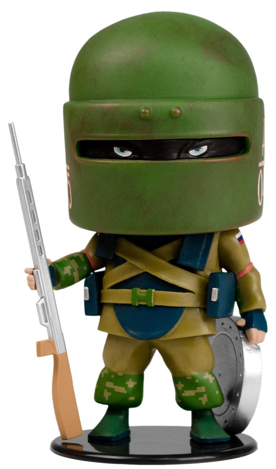 Rainbow Six Siege Tachanka figuur, zwart en groen, 10 cm