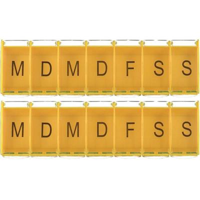 Tablettendose 1 Woche 7-Fächer groß 2x 2x1 St