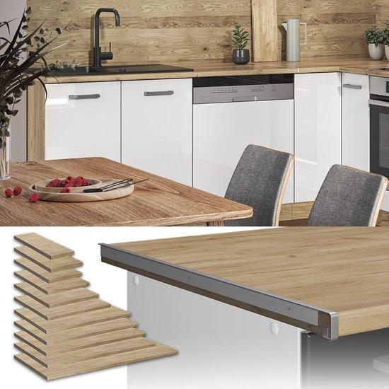 Keukenwerkblad Houtlook Goud Eiken Robuust Breedte: 60 cm