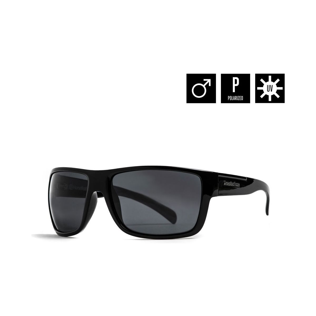 Horsefeathers Zenith Sunglasses gloss black/gray AM071A-gloss black-gray