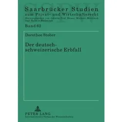 Der deutsch-schweizerische Erbfall, Fachbücher von Dorothee Stober