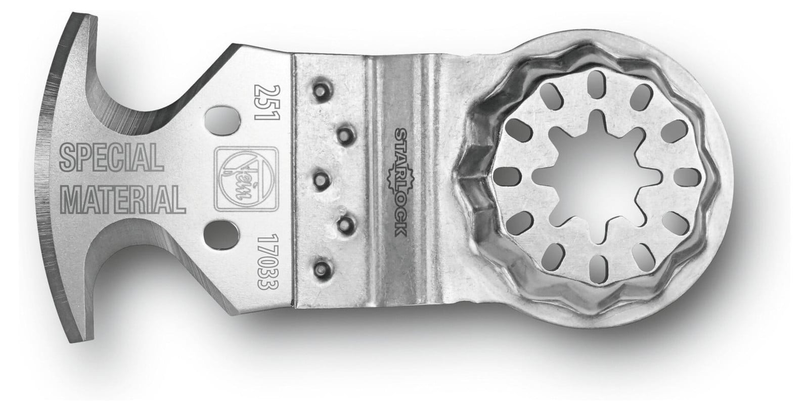 Fein Starlock multifunctioneel zaagblad set met 5 mesjes en drie snijvlakken voor speciale materialen
