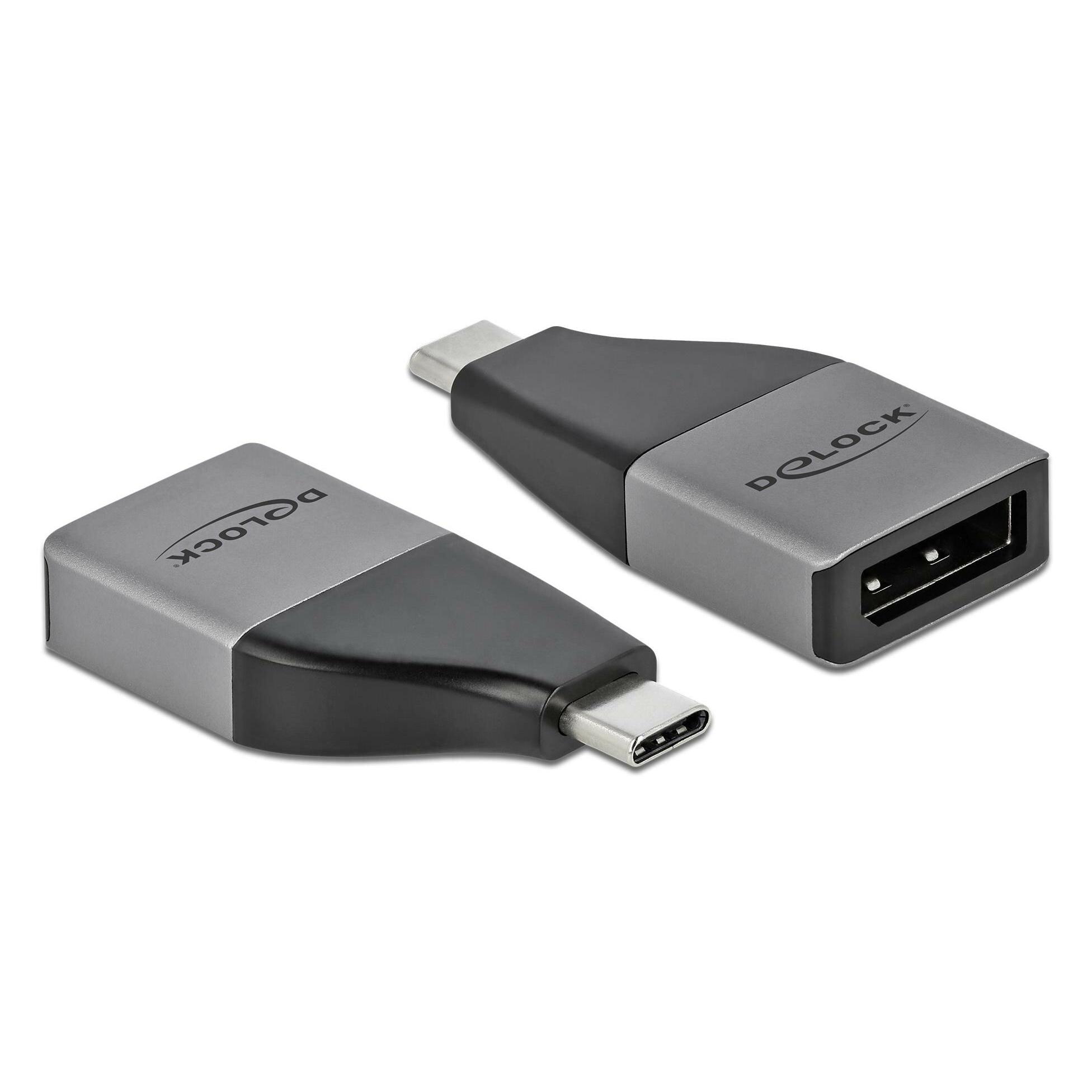 Delock USB Type-C Adapter zu DisplayPort (DP Alt Mode) 4K 60 Hz (DisplayPort) (64120)