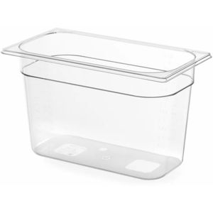 Hendi GN-Behälter Profi Line, 861523, GN 1/3, 4 Liter, Kunststoff, transparent, Tiefe 100mm